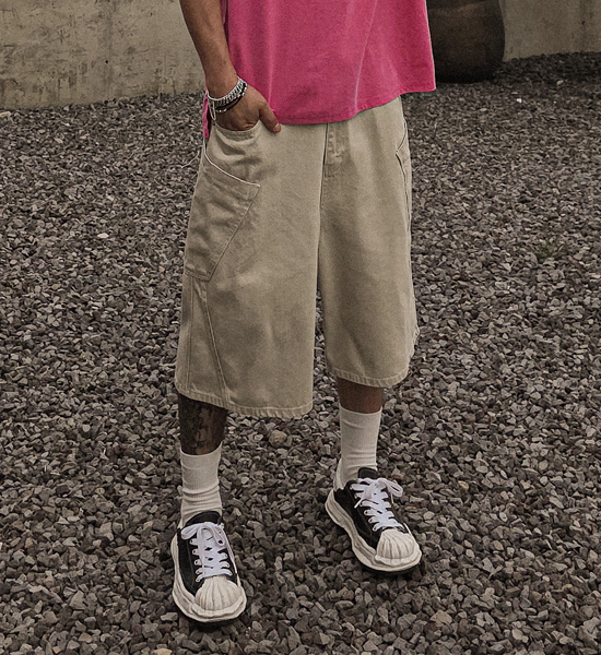 (S-5XL)<BR>그라소 百慕大 短裤 D584