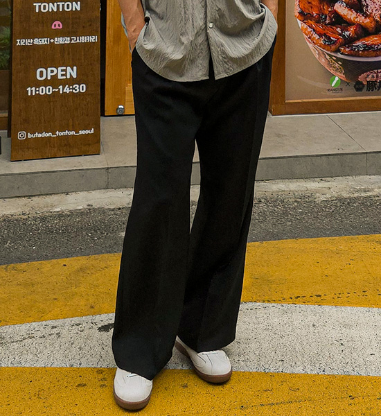 (S-4XL)<br>킨락 半宽配合 宽松长裤 694