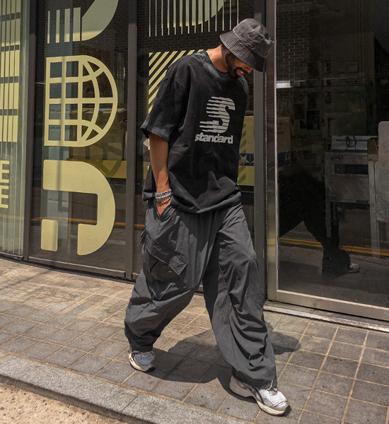 (XL-5XL)<BR>루오스토 半宽配合 카고밴딩밴츠