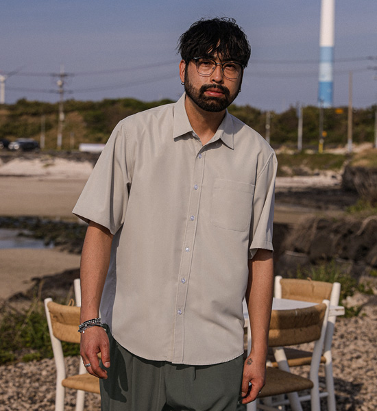 (L-5XL)<BR>노그라드 短袖衬衫