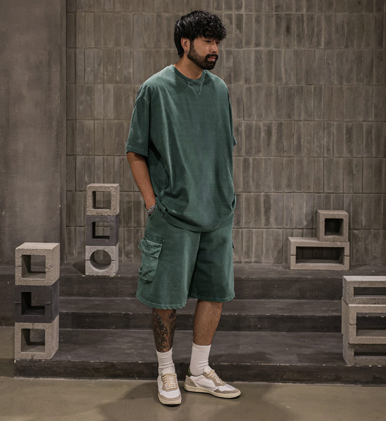 (XL-6XL)<BR>킹가로이 颜料 短袖T恤