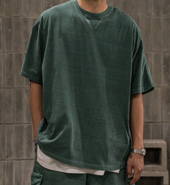 (XL-6XL)<BR>킹가로이 颜料 短袖T恤