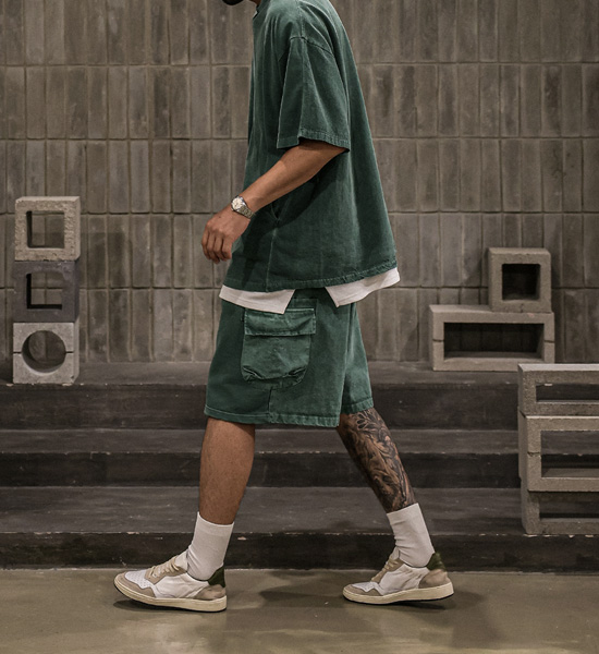 (XL-6XL)<BR>킹가로이 颜料 短袖T恤