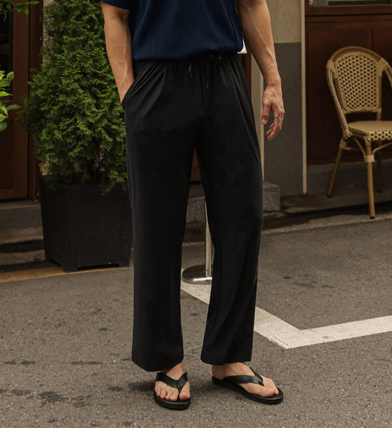 (L-6XL)<BR>티크리트 标准配合 冷却系统 松紧带裤<br><font color="#072c81"><B>[ W.DNA ]</B></font>