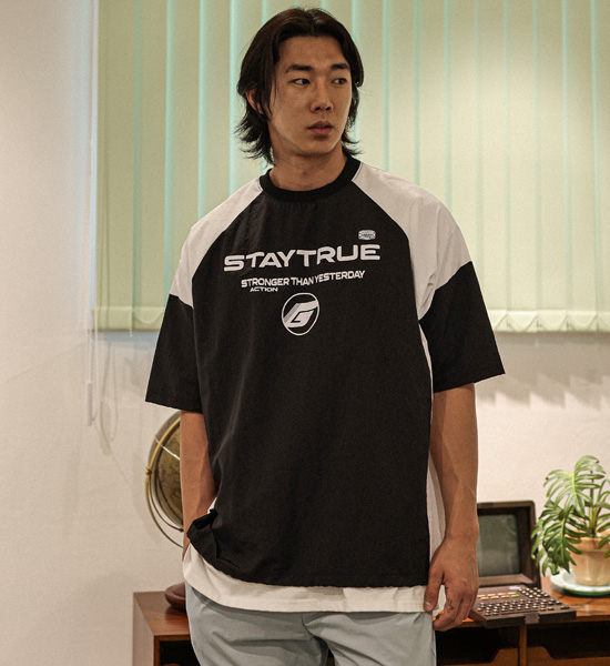 미스라타 尼龙 短袖T恤