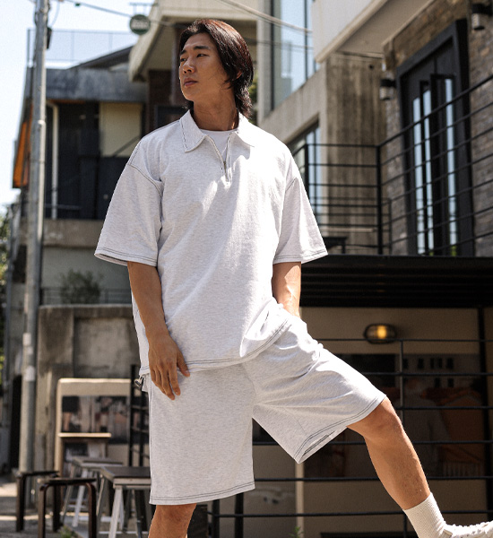 (L-5XL)<br>마르틴키 松紧带短裤