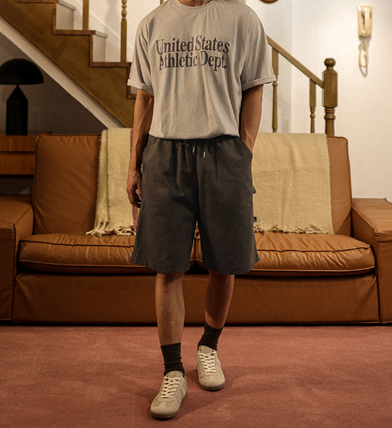 피카도 松紧带短裤