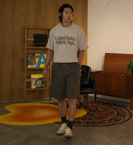 피카도 松紧带短裤