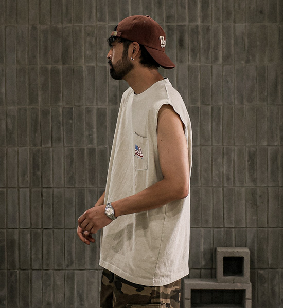 (XL-6XL)<BR>치르파노 颜料 背心