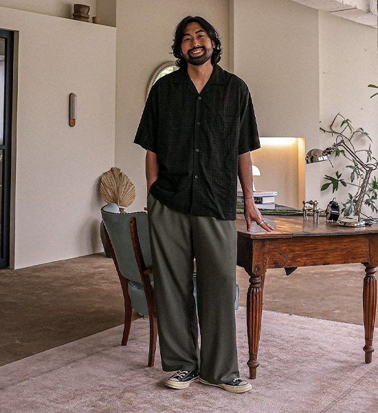 <font color="#fd6241">★오까네데이★</font><br>(L-6XL)<br>포엘러 华夫饼 松紧带裤(标准配合/广泛适用)