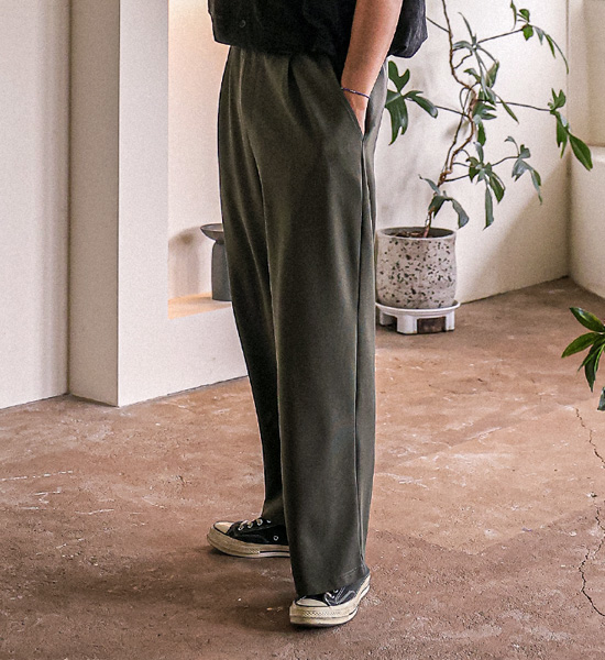 <font color="#fd6241">★오까네데이★</font><br>(L-6XL)<br>포엘러 华夫饼 松紧带裤(标准配合/广泛适用)