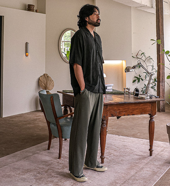 <font color="#fd6241">★오까네데이★</font><br>(L-6XL)<br>포엘러 华夫饼 松紧带裤(标准配合/广泛适用)