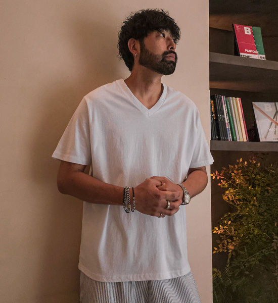 (M-5XL)<br>캐러멜 v 베이직코튼T<br><font color="#098a09"><B>选择长度 (基础,长款+8cm)</B></font>