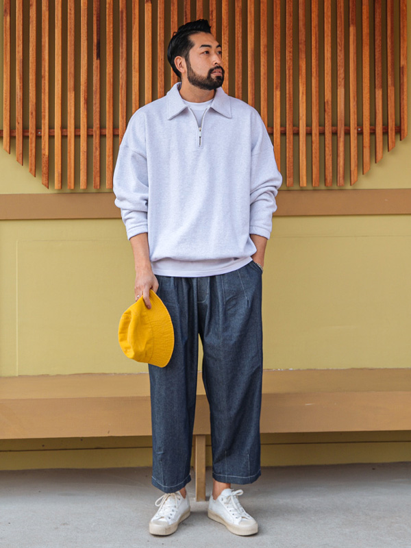 (XL-6XL)<br>비트링 半拉链 领子卫衣