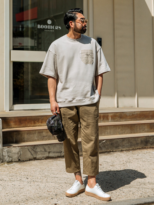 (XL-6XL)<br>보네타 口袋短袖连体衣