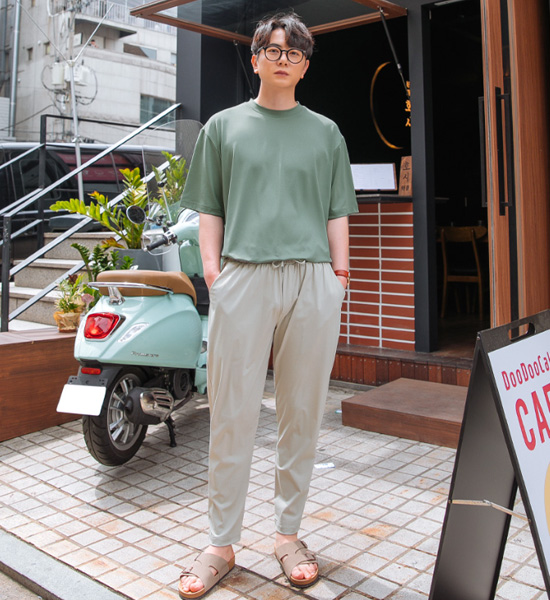 (L-6XL)<br>래브라도 短袖T恤 <br><font color="#098a09"><B>选择长度 (基础,长款+6cm)</B></font>