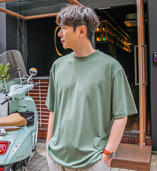 (L-6XL)<br>래브라도 短袖T恤 <br><font color="#098a09"><B>选择长度 (基础,长款+6cm)</B></font>