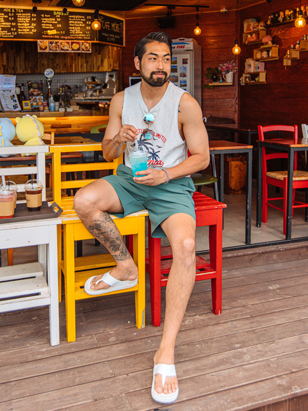 (L-5XL)<br>웨스트코스트 야자수나시