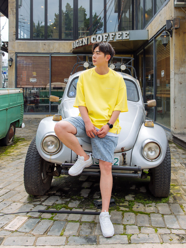 (XL-6XL)<br>푼타카 分层 短袖T恤