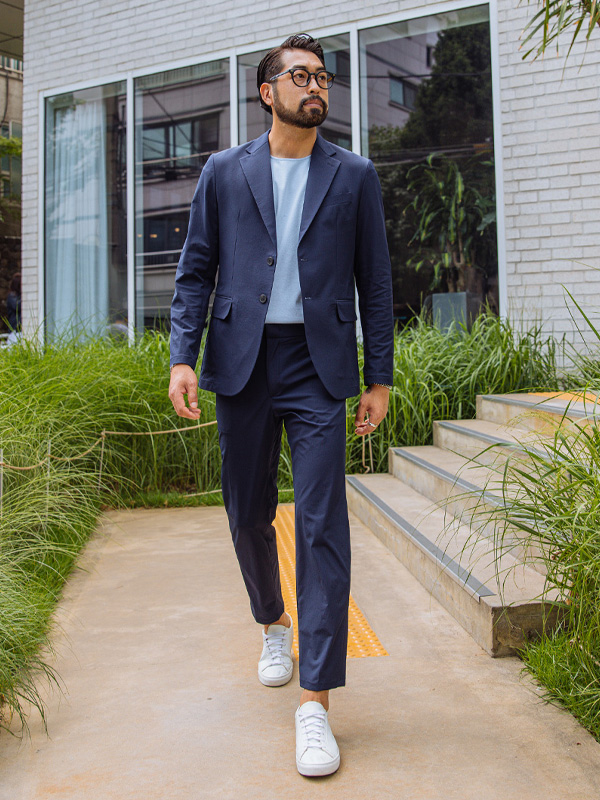 (M-5XL)<BR>모탈라 外套+볼프스 侧边带 宽松长裤 <br><font color="#098a09"><B>选择长度 하(基础,长款+10cm)</B></font>