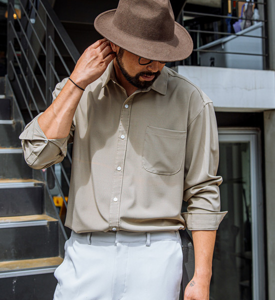 (M-6XL)<br>글리보 林克莱夫雷 氨纶衬衫<BR><B><FONT COLOR="#ff4800">[额外折扣]</FONT></B>