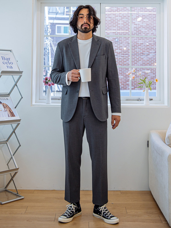 (M-6XL)<BR>나이브스 后松紧带 宽松长裤 <br><font color="#098a09"><B>选择长度 (基础,长款+10cm)</B></font>