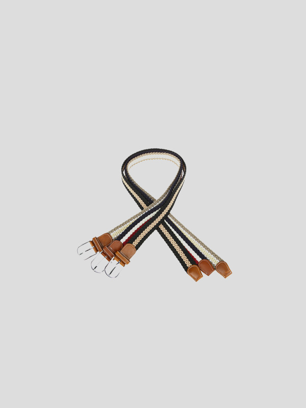 (可穿戴长达42英寸)<BR>트루오 배색밴드벨트