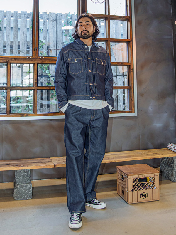 (L-5XL)<BR>치숌 생지데님자켓 400