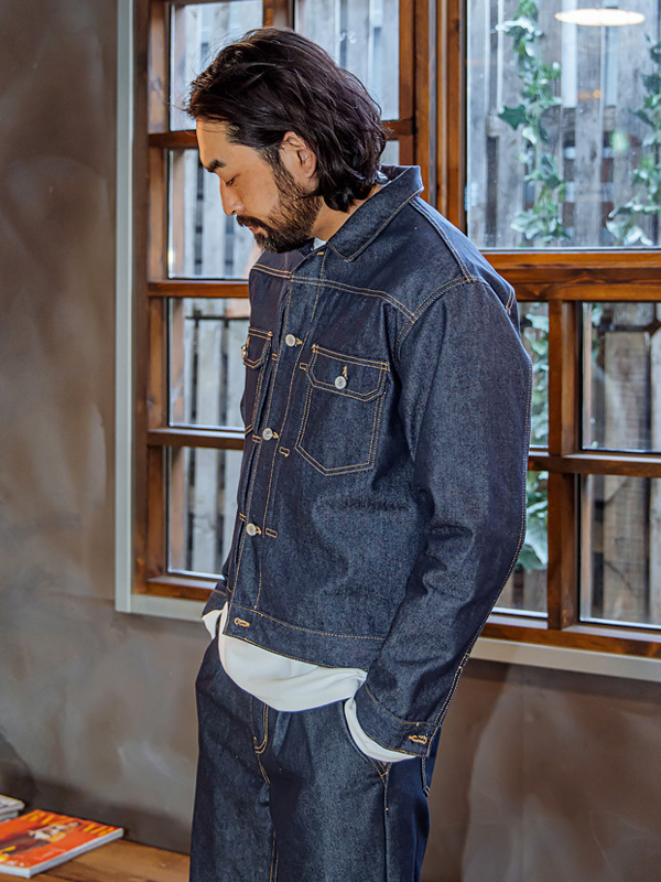 (L-5XL)<BR>치숌 생지데님자켓 400+포샤 广泛的 无洗牛仔裤 401