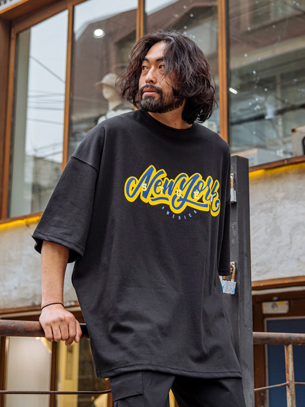 (XL-6XL)<br>뉴도르 补丁贴 短袖T恤 T233