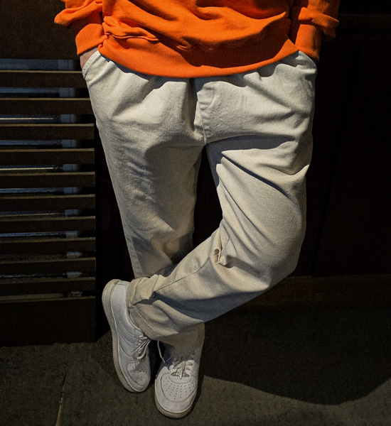 (L-5XL)<BR>움타타 밴딩스판팬츠