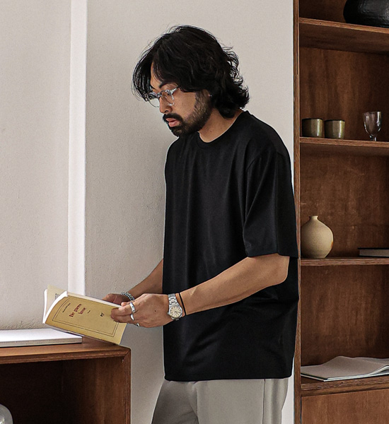 (L-6XL)<br>래브라도 短袖T恤 <br><font color="#098a09"><B>选择长度 (基础,长款+6cm)</B></font>