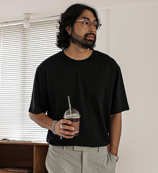 (L-6XL)<br>래브라도 短袖T恤 <br><font color="#098a09"><B>选择长度 (基础,长款+6cm)</B></font>