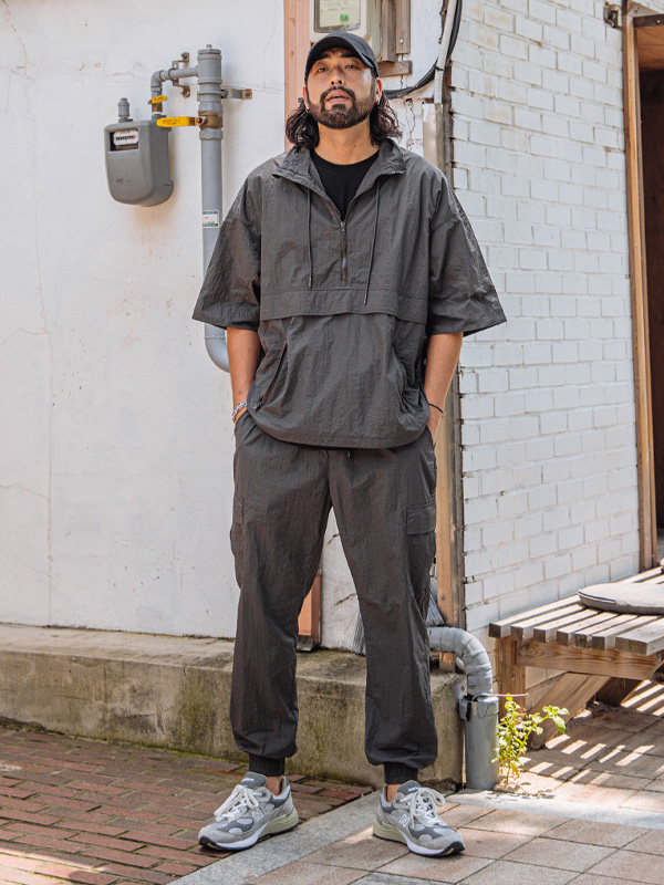 (M-6XL)<BR>나토마 货物捆绑 조거팬츠<br><font color="#072c81"><B>【 W.DNA 】</B></font>