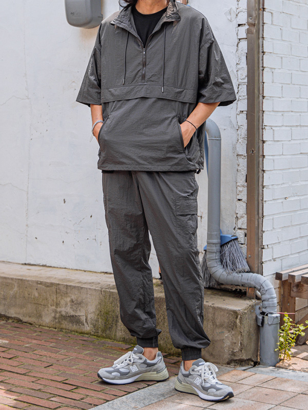 (XL-6XL)<BR>트로스키 반팔아노락+나토마 货物捆绑 慢跑裤<br><font color="#072c81"><B>[ W.DNA ]</B></font>