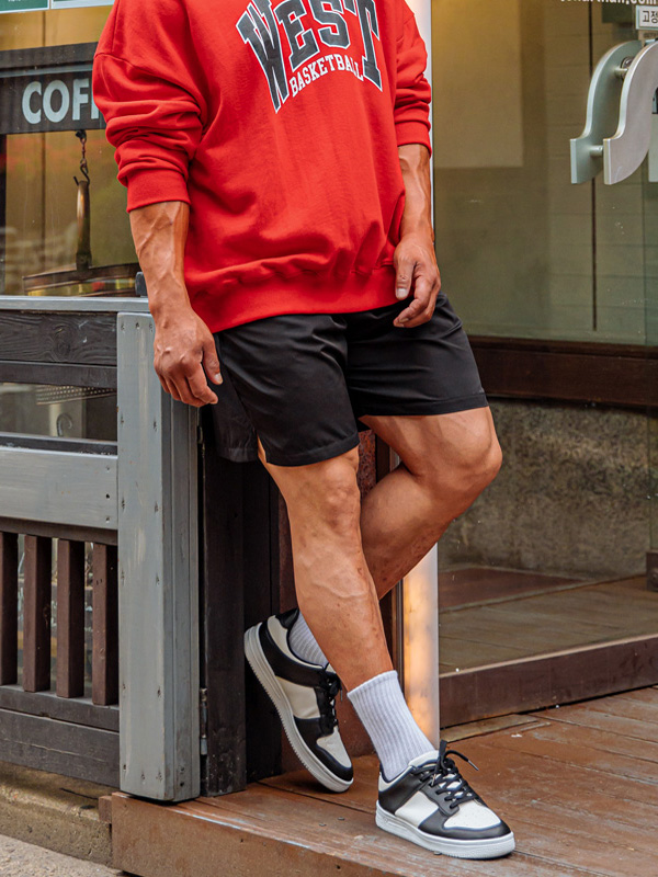 (M-6XL)<BR>웨버 松紧带短裤