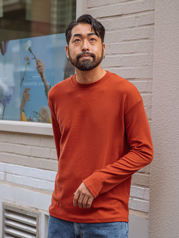 (L-5XL)<br>아르바사 针织衫 长袖t恤<br><font color="#fb5ec9"><B>[1+1]</B></font>