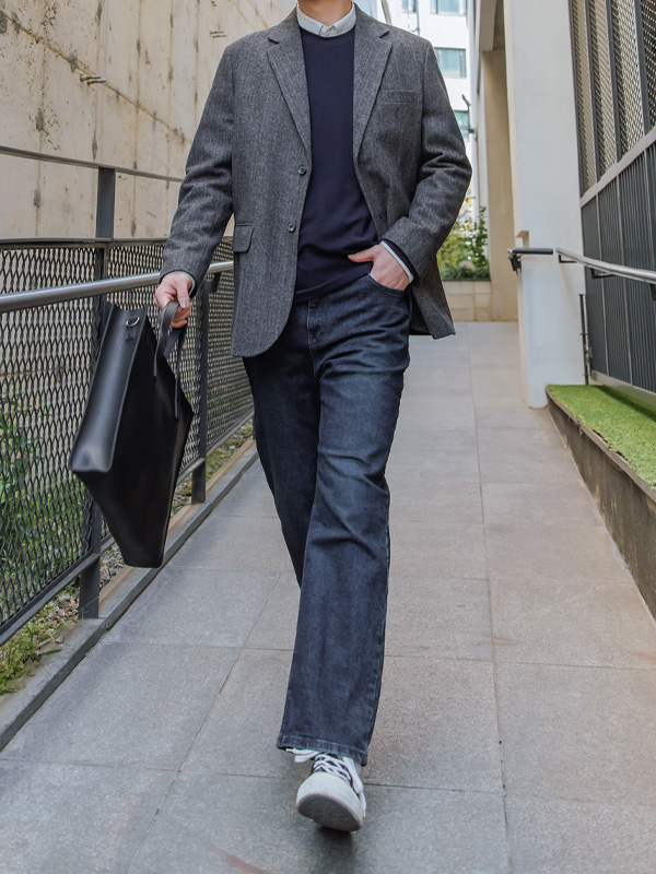 <br><font color="#fd0303">[365SALE]</font><br><font color="#2046a7">★교환/반품불가★</font><BR>트리아스 체크자켓