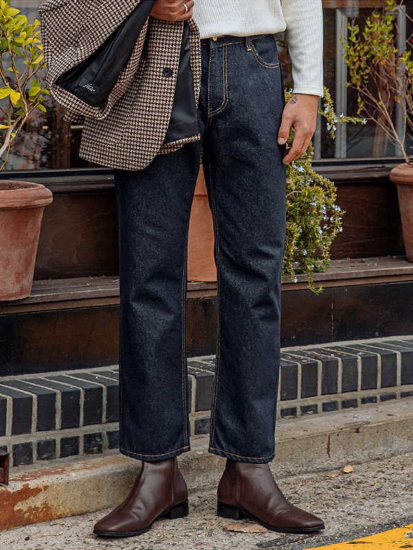 (L-3XL)<BR>샤킨 牛仔裤 9128