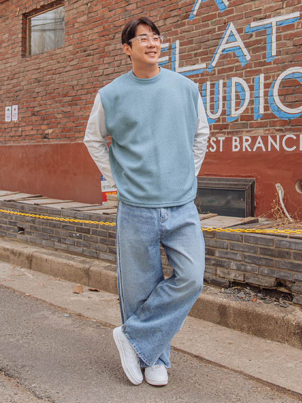 (L-5XL)<BR>하이브라운 马甲