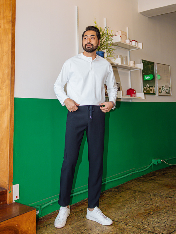 (L-5XL)<br>트리시아 亨利颈 长袖t恤