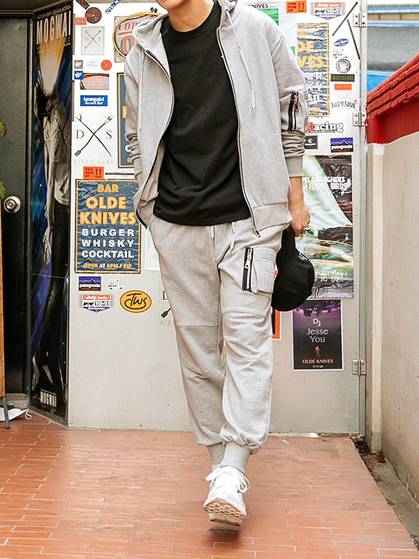 (M-4XL)<BR>연극 항공밴드팬츠