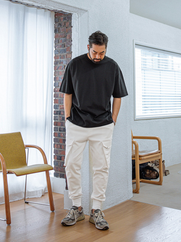 (L-5XL)<br>라버두 短袖T恤 <br><font color="#098a09"><B>选择长度 (基础,长款+6cm)</B></font>