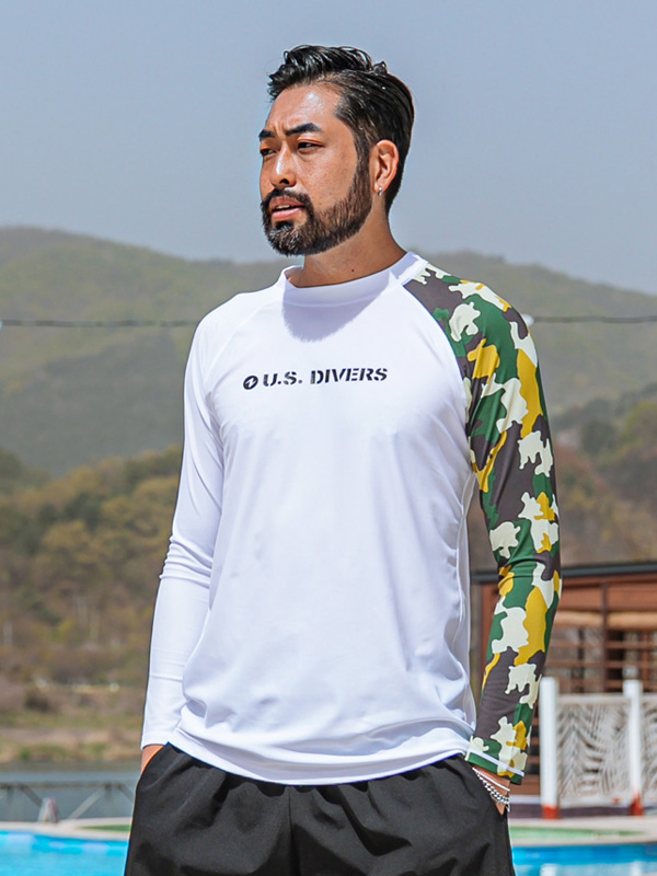 (M-4XL)<BR>무슨 말을 더해 카모레쉬가드+아직 청춘 카모워터레깅스