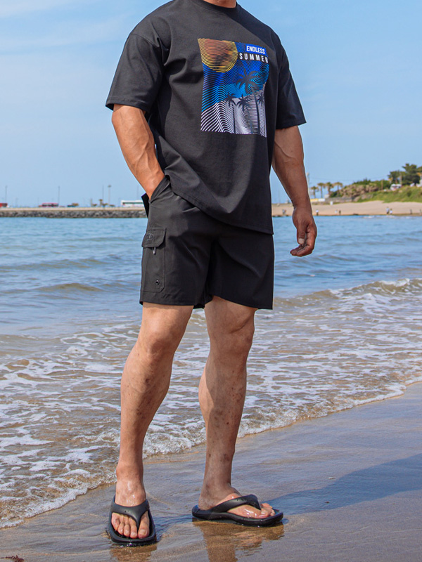 (L~5XL)<br>엔드리스썸머 短袖T恤