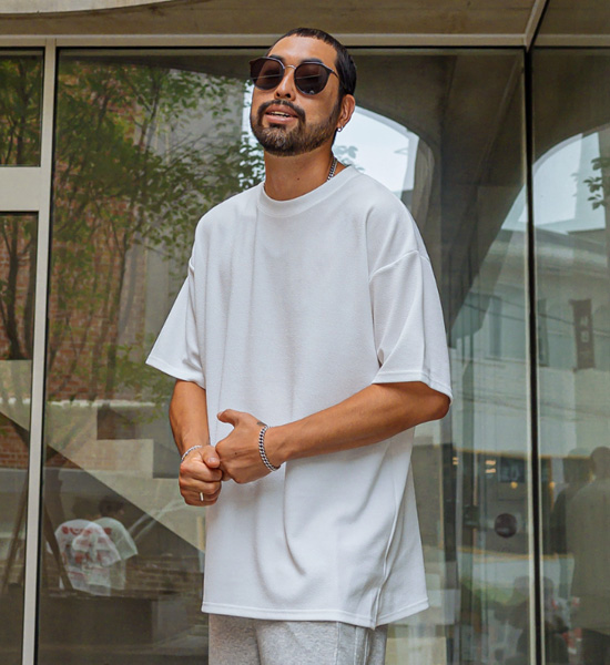 (XL-6XL)<br>사드스카 林克莱夫雷  短袖T恤<br><font color="#fb5ec9"><B>[1+1]</B></font>