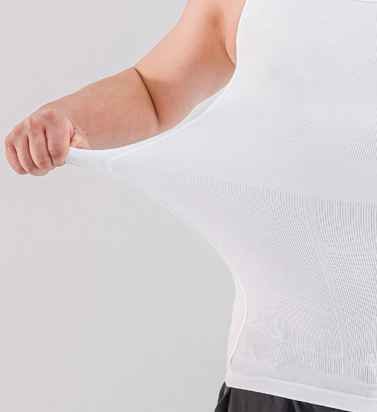 (M-6XL)<br>미클리 功能 矫正无袖衬衫