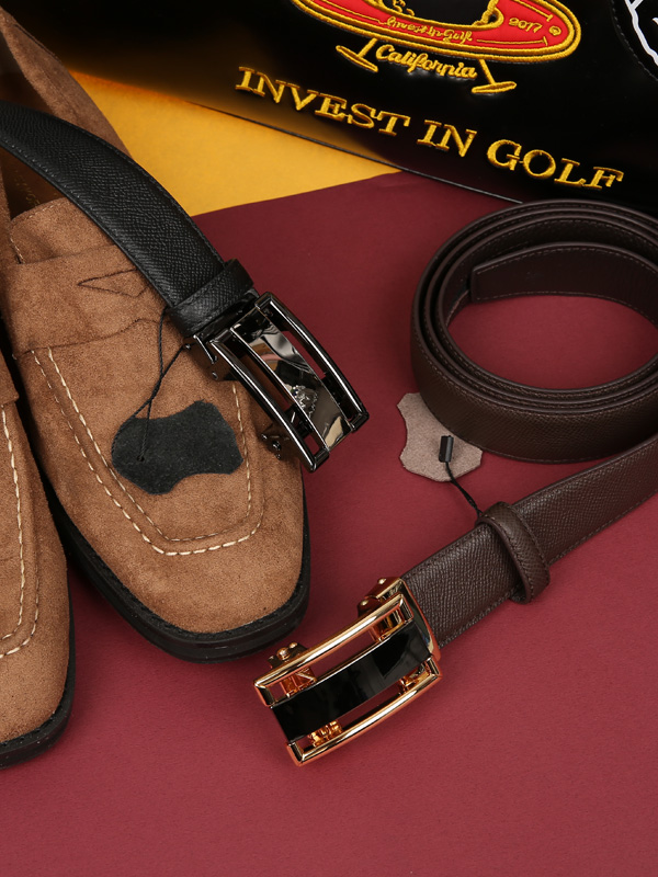 (可穿戴长达48英寸)<BR>토게피 牛皮 自动皮带(4371센터프레임)