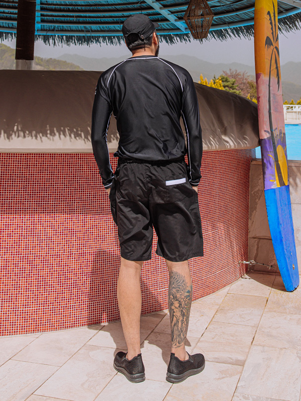 (M-4XL)<BR>후련해 2선스윔팬츠