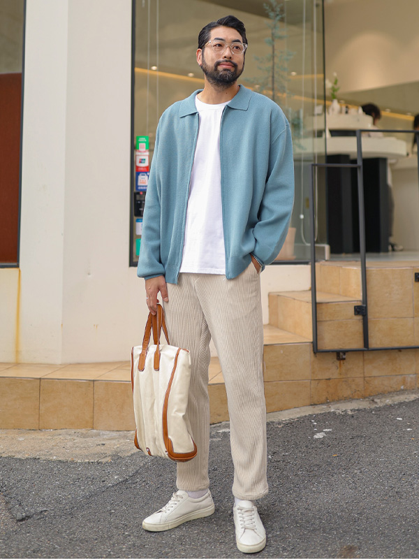 (XL~6XL)<BR>차우칸 针织开衫